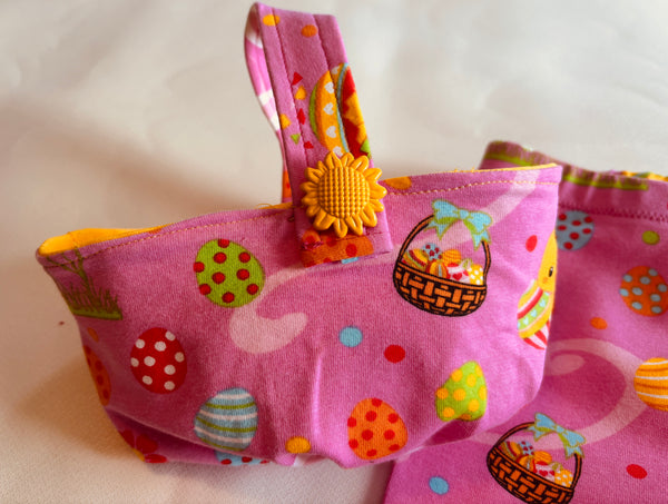 Pink Easter Pants with Basket