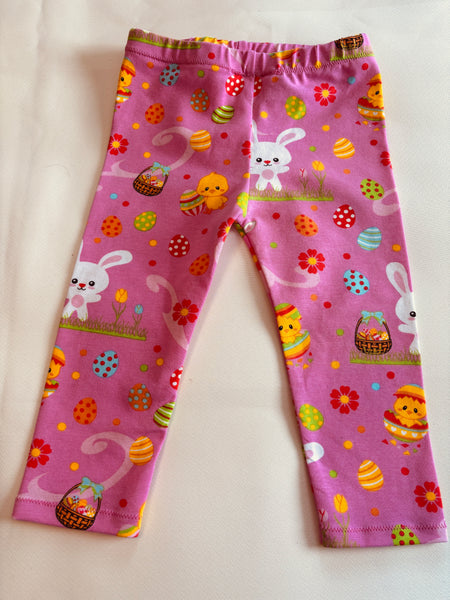 Pink Easter Pants with Basket