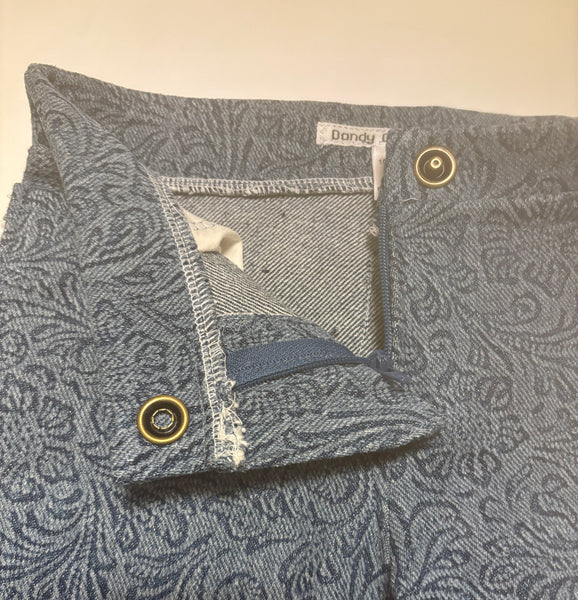 Floral Blue Jeans