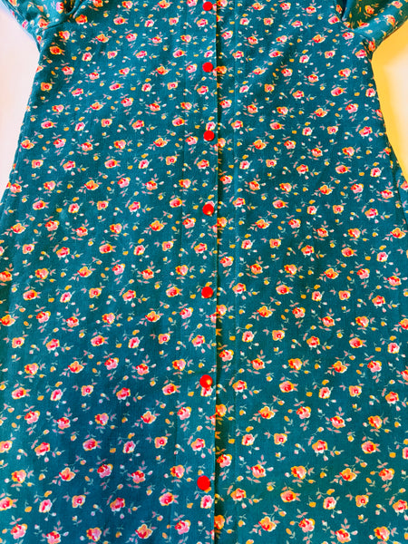 Green Corduroy Dress