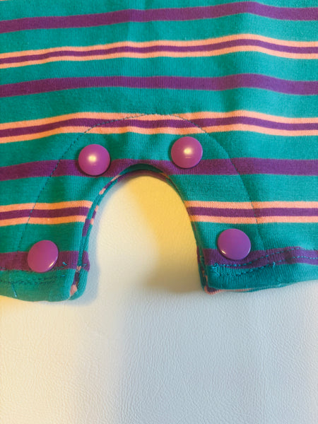 Striped Shorty Romper