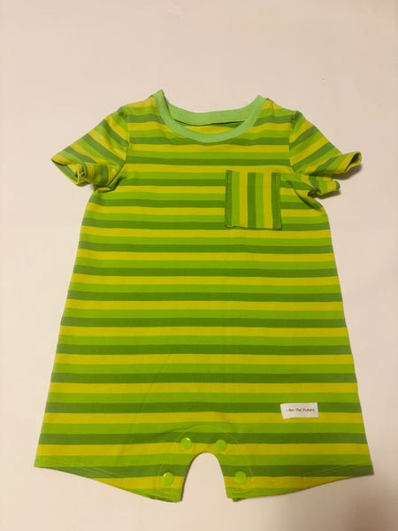 Striped Shorty Romper