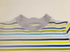 Green/Purple Striped Tee