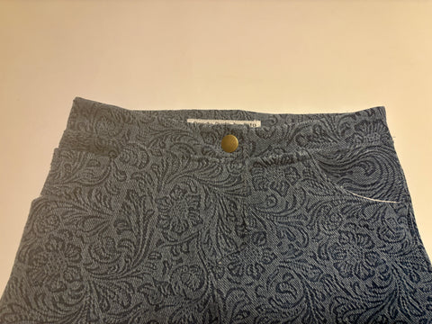 Floral Blue Jeans