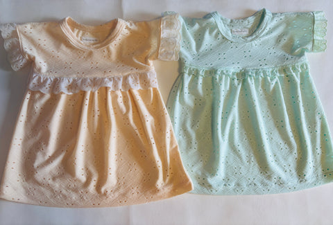 Pastel Eyelet Dress