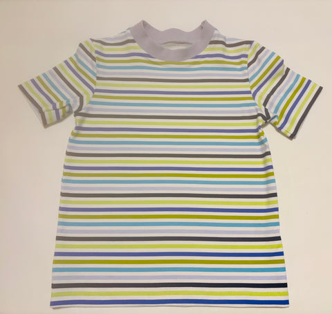 Green/Purple Striped Tee