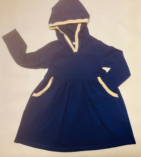 Blue Hoody Dress