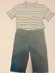 Green/Purple Striped Tee