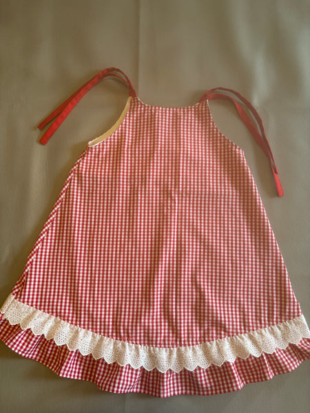 Red Gingham Sundress