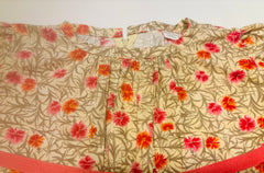 Gathered Floral Dress