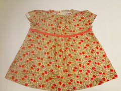 Gathered Floral Dress