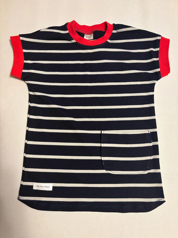 Navy/White Striped Tee