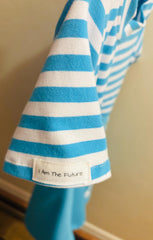 Blue Striped  Dress