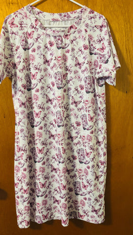 Boots and Butterflies Dress, Women