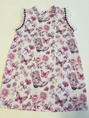 Boots and Butterflies Dress