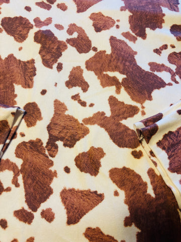 Cow-Print Top