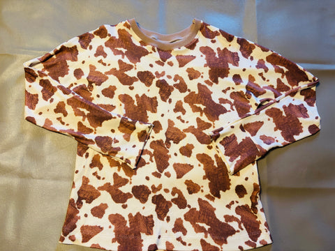 Cow-Print Top