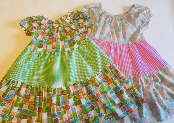 Gingham and Patchwork Dress