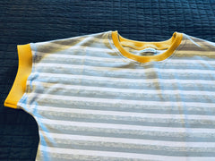 Gray Striped Tee