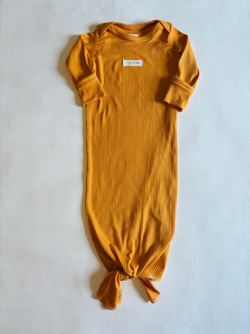 Baby Gown in  Mustard