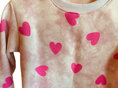 Pink Hearts Sweatshirt