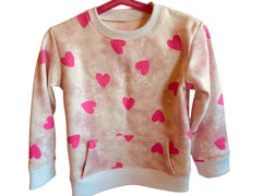 Pink Hearts Sweatshirt