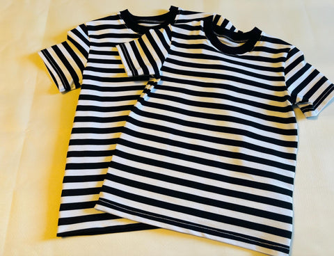 Black/White Tee