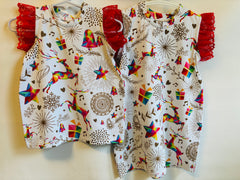 Rainbow Reindeer Dress
