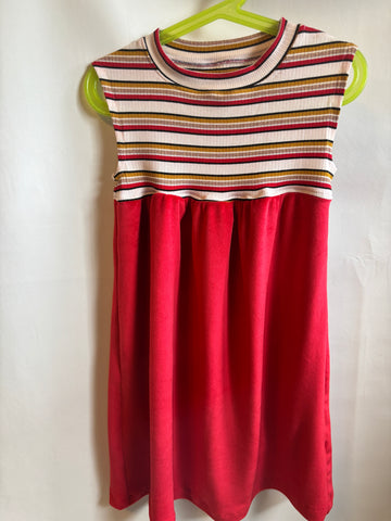 Velour Red Dress