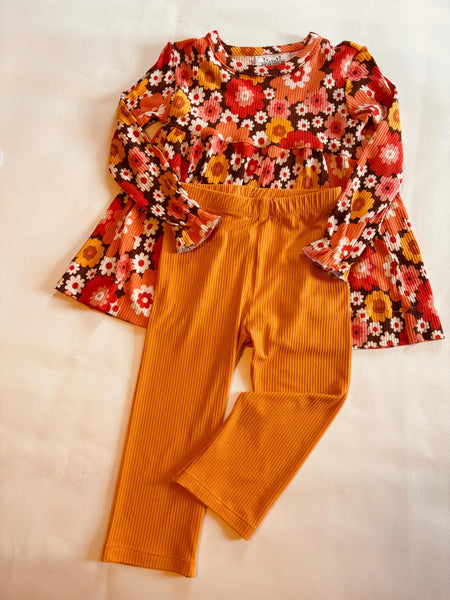 Vintage Set/Orange and Red