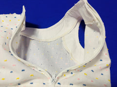 White Peplum Top