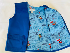 Explorer Vest - Blue - Dandy Duds By Rita