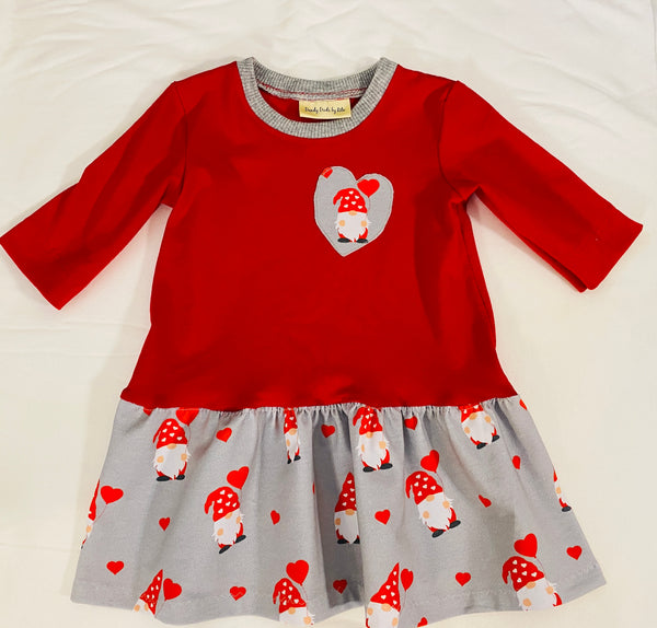 Valentine Gnomes Dress